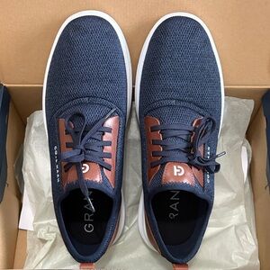 Cole Haan Journey knit Men's Blue and Brown Sneakers size 12